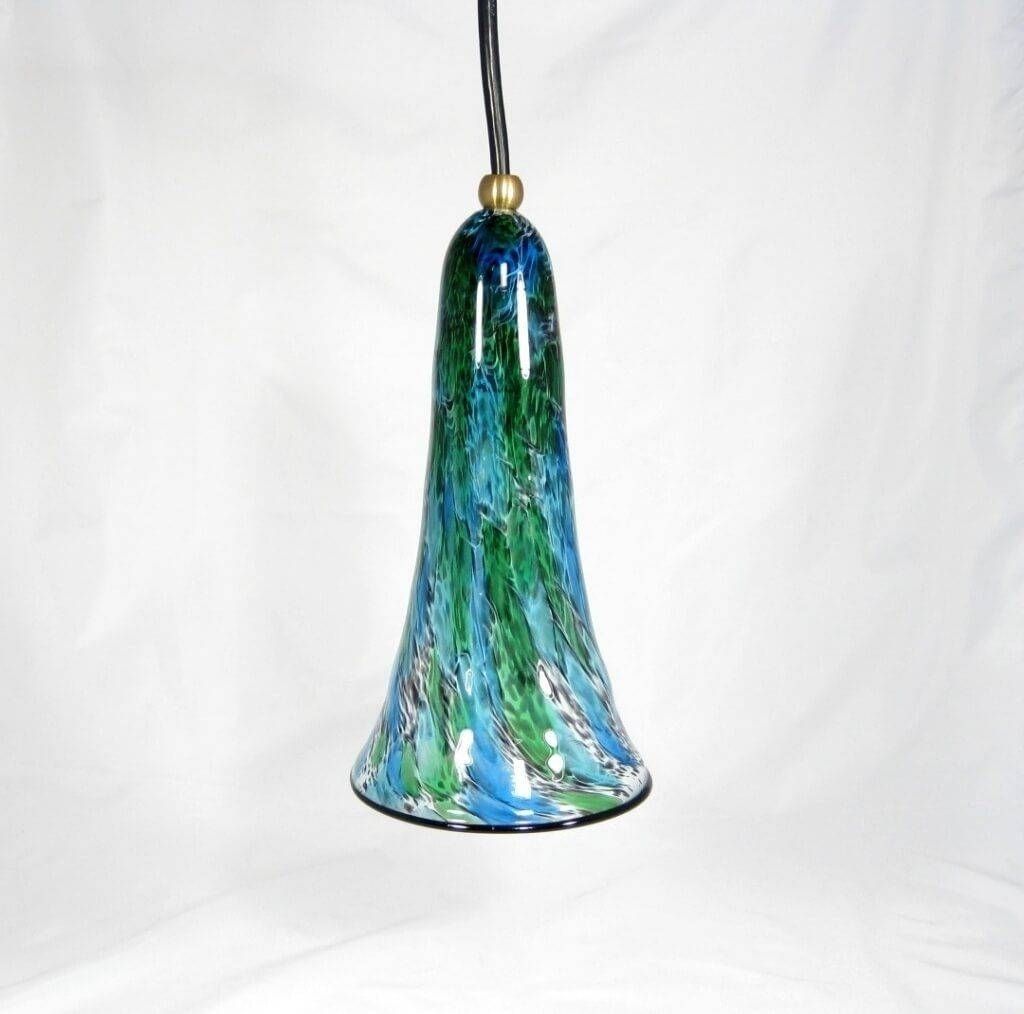 Lighting: Glass Pendant Lights And Its Care – Blown Glass Pendant With Turquoise Glass Pendant Lights (View 10 of 15)