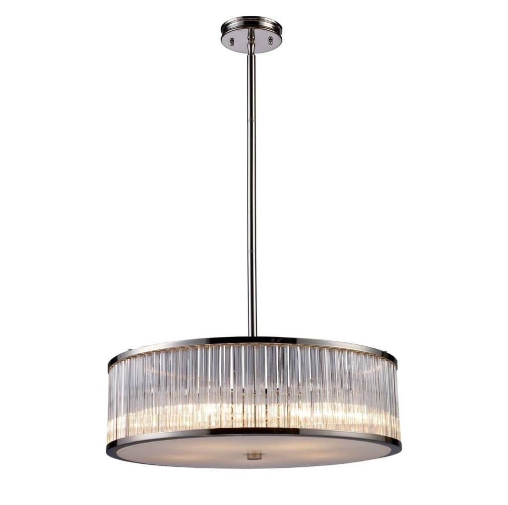 Lighting: Gorgeous Cream Drum Pendant Lighting With Glass Fixture In Red Drum Pendants (View 15 of 15)