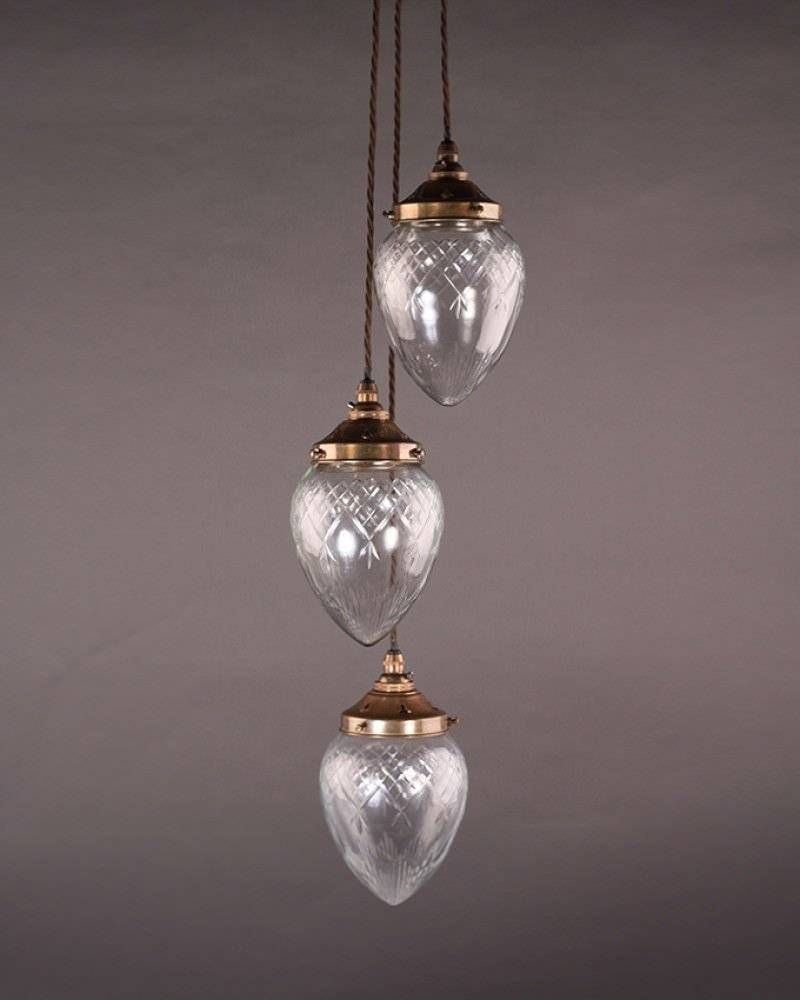 Lighting, Penyard Cut Glass Pendant Light Inside Victorian Pendant Lights (View 11 of 15)