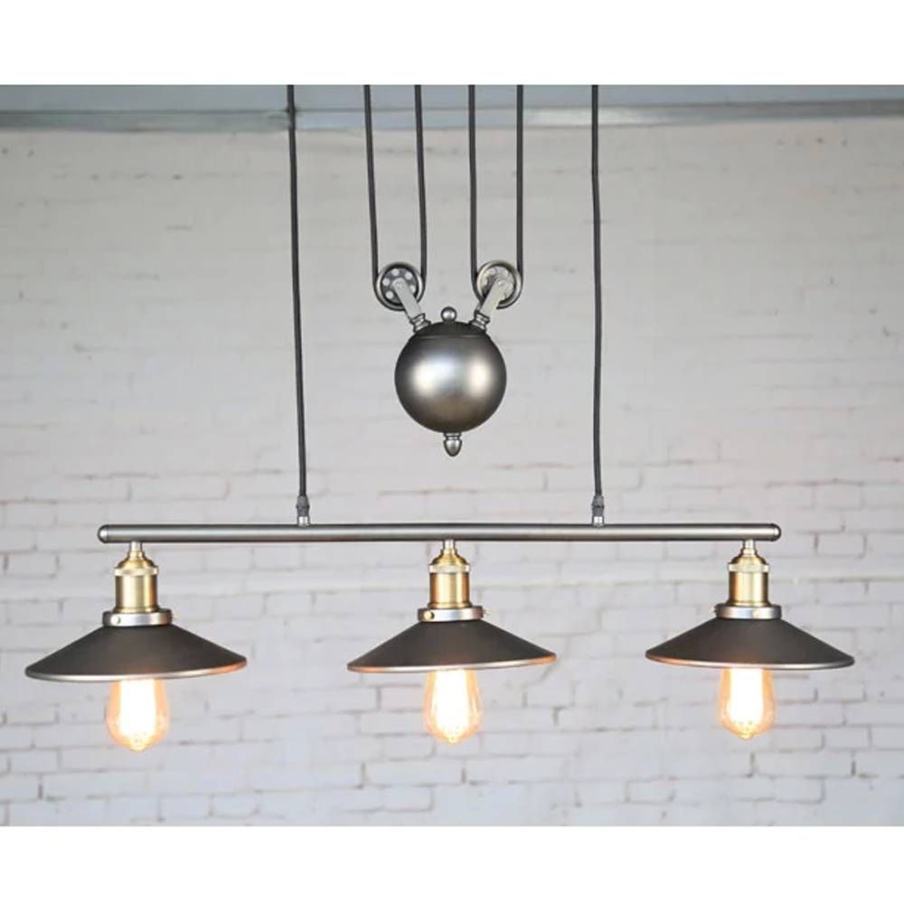 Lighting Universe Lamps Picture – More Detailed Picture About Within Pulley Adjustable Pendant Lights (Photo 7 of 15)