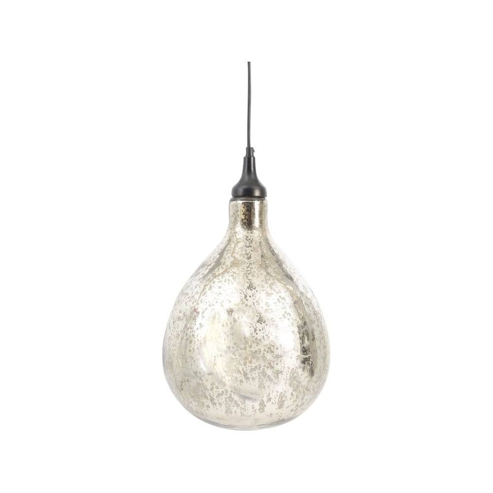 Lights: Antique Interior Lights Design Ideas With Mercury Glass With Regard To Cracked Glass Pendant Lights (Photo 1 of 15)