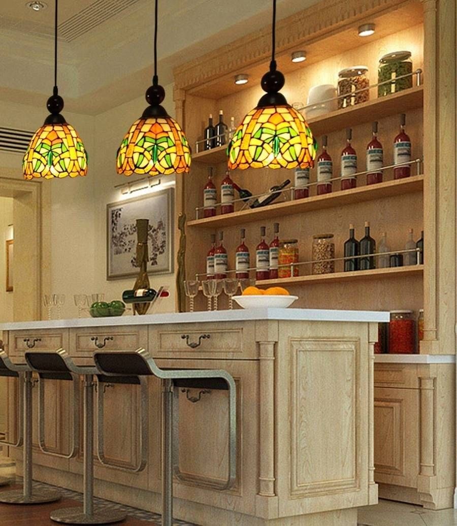 Lovable Tiffany Kitchen Lights In Interior Decorating Plan With In Tiffany Pendant Lights For Kitchen (View 13 of 15)
