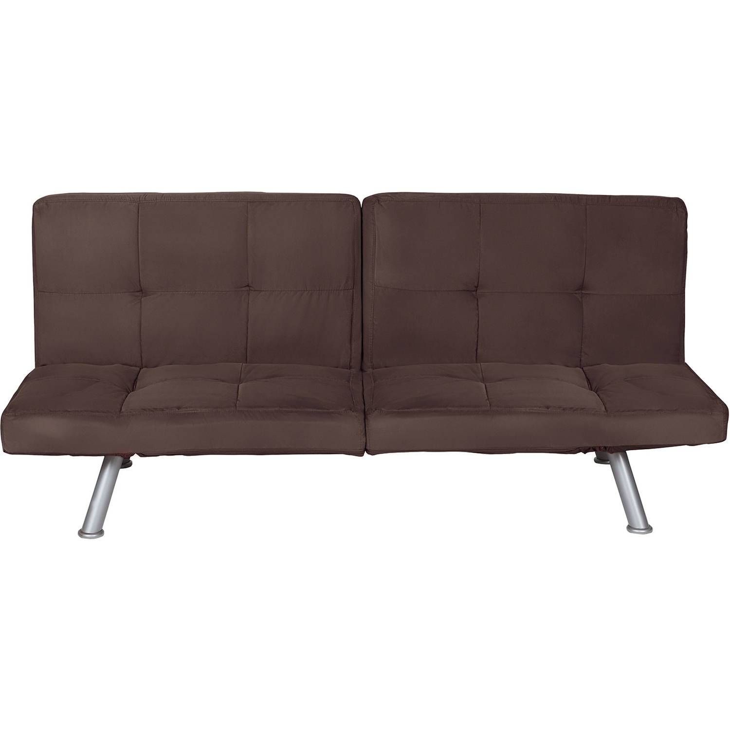 Mainstays Contempo Futon, Multiple Colors – Walmart With Regard To Mainstays Contempo Futon Sofa Beds (View 2 of 15)