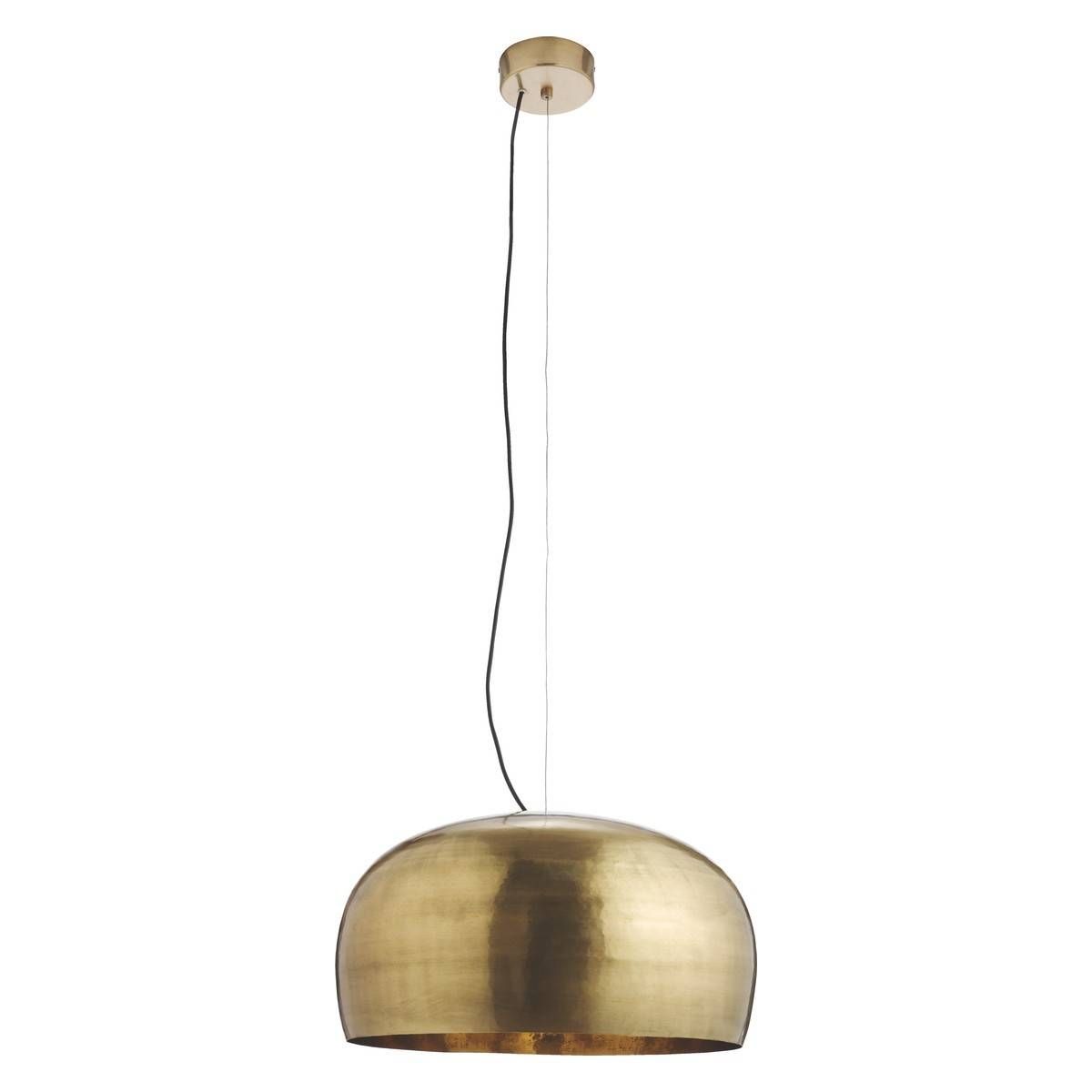Marteau Large Brass Metal Ceiling Light | Buy Now At Habitat Uk Within Hammered Metal Pendant Lights (View 15 of 15)