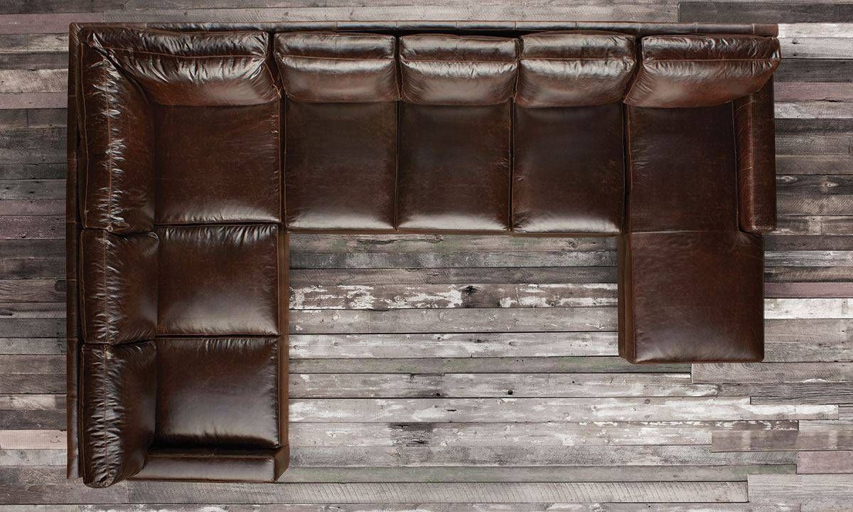 Mayfair Deluxe Brompton Leather Sectional | The Dump – America's Regarding Brompton Leather Sectional Sofas (View 1 of 15)
