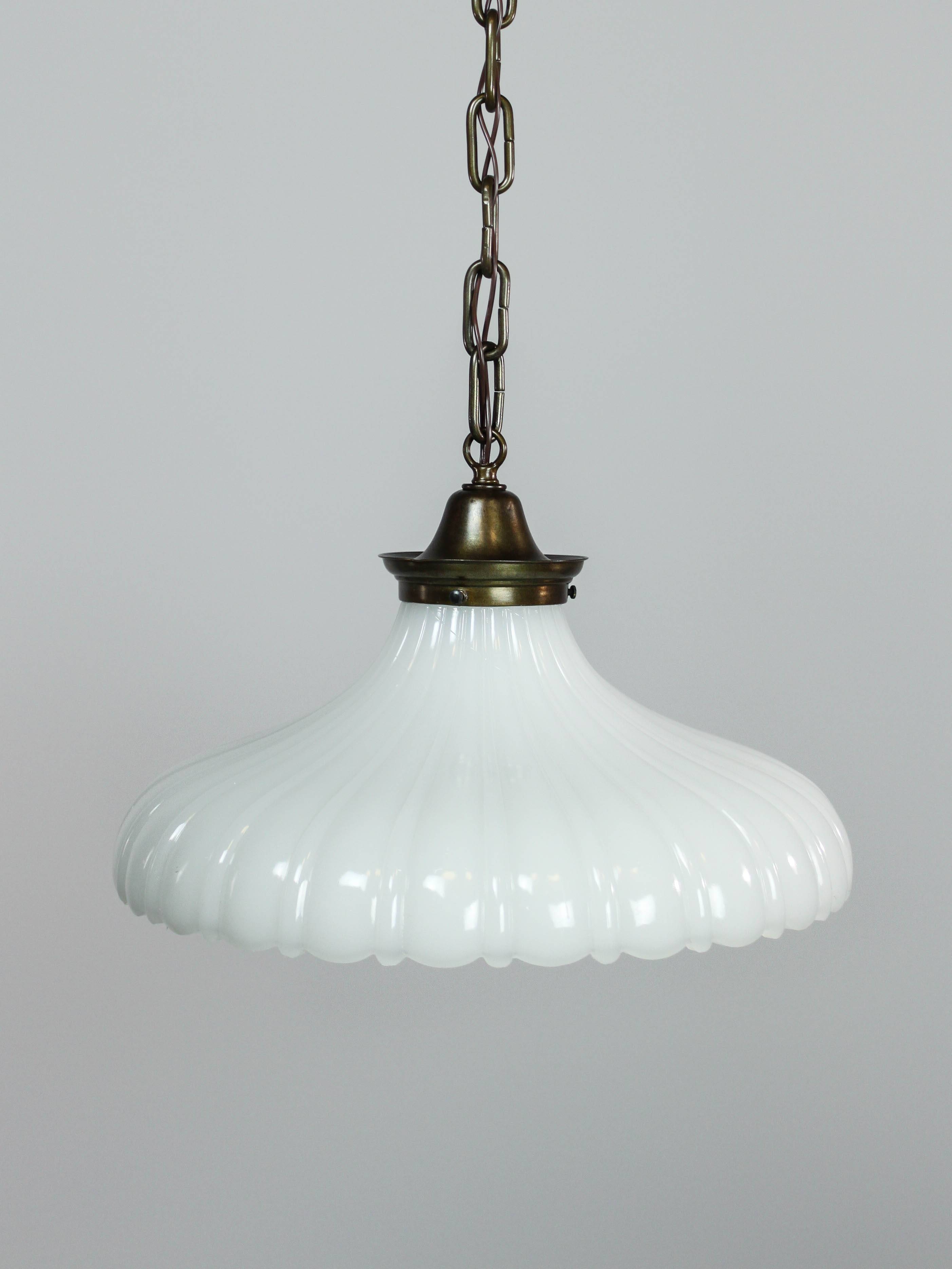 Milk Glass Pendant Light – Baby Exit With Milk Glass Pendant Light Fixtures (Photo 1 of 15)