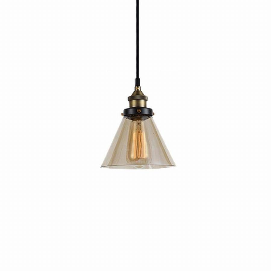 Modern Creative New Vintage Clear Glass Pendant Lights Copper Pertaining To Retractable Pendant Lights (View 12 of 15)