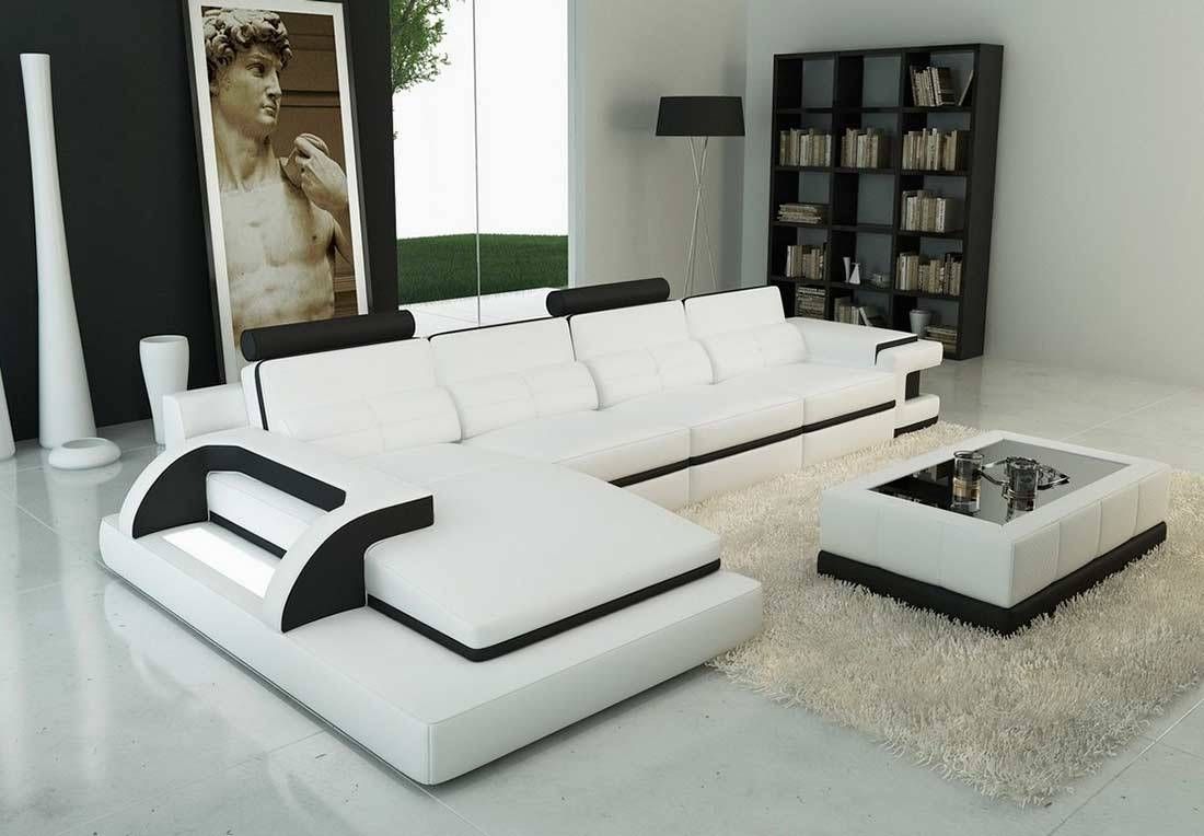 Modern Sectional Sofas Regarding Leather Modern Sectional Sofas (Photo 3 of 15)