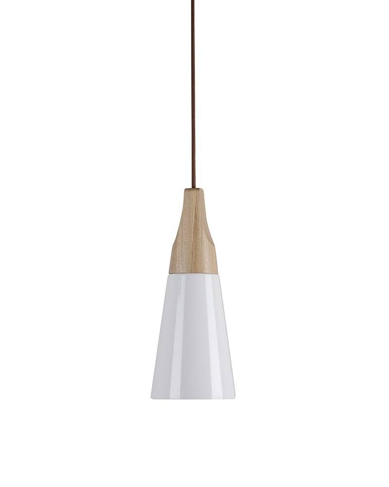 Modern Style Tapered Shade Wooden Pendant Light – Parrotuncle In Wooden Pendant Lights (View 4 of 15)