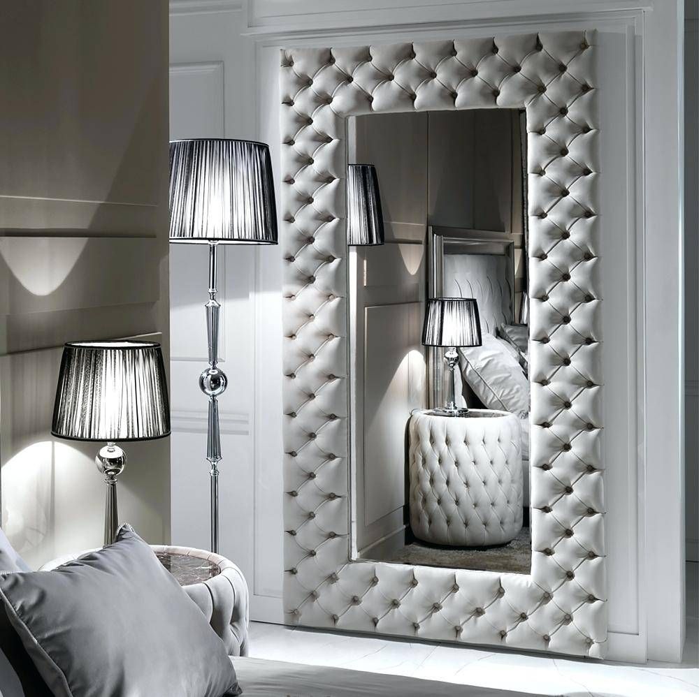 Modern Wall Mirror For Living Room Home Decorateextra Large In Large Leather Mirrors (Photo 1 of 15)