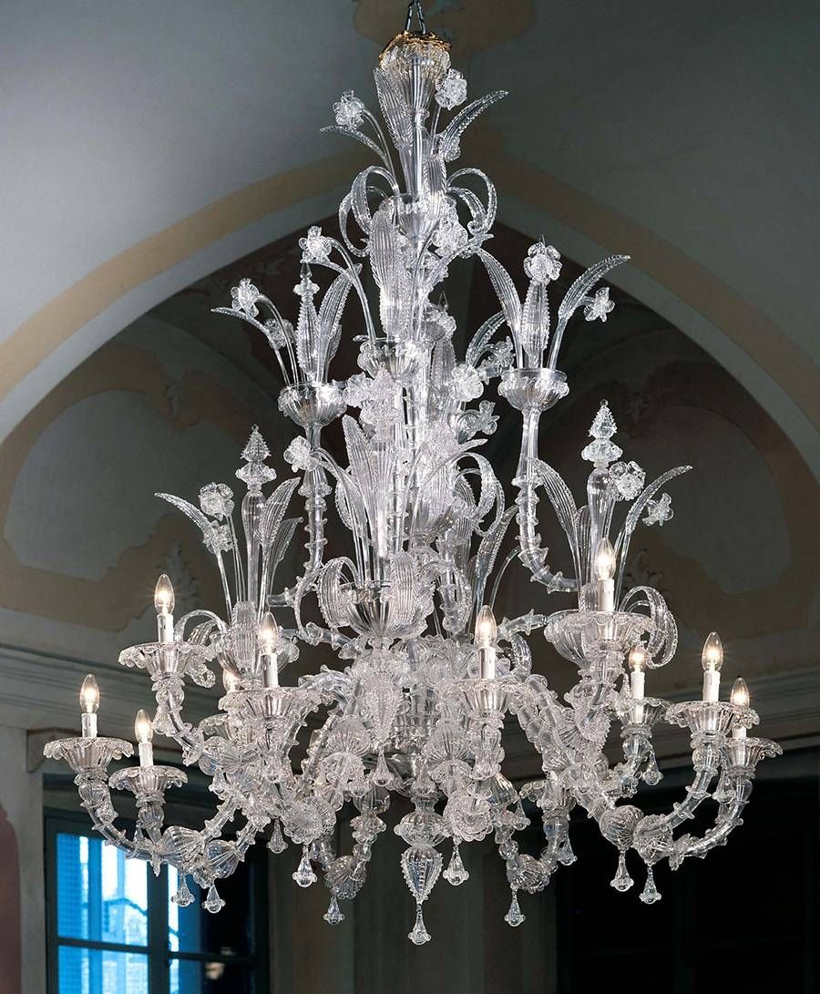 Murano Chandeliers Traditional Venetian Modern Contemporary Throughout Murano Lights Fixtures (View 3 of 15)