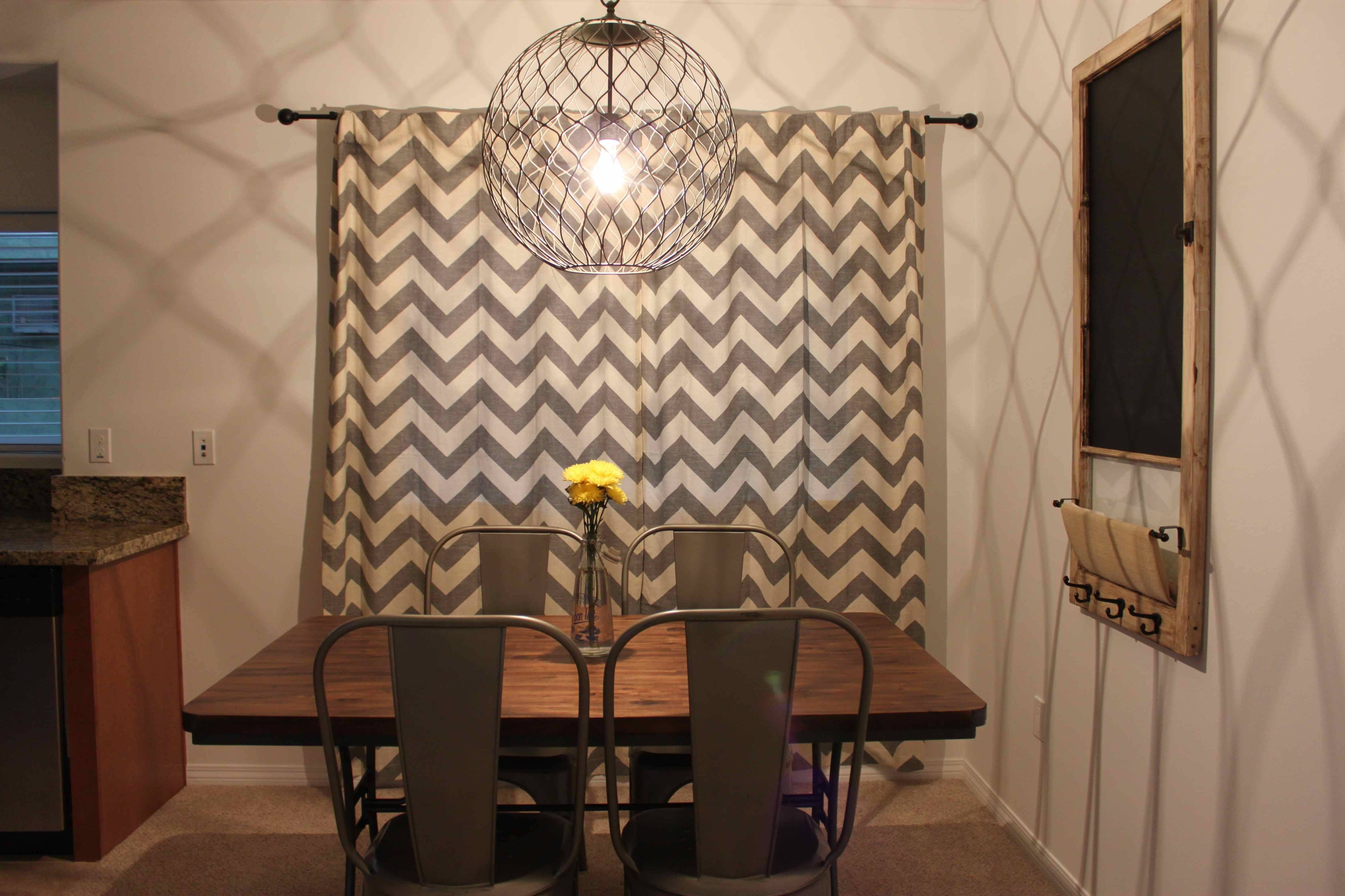 My Dining Room Makeover  This Beautiful Day Throughout Crate And Barrel Pendant Lights (View 7 of 15)