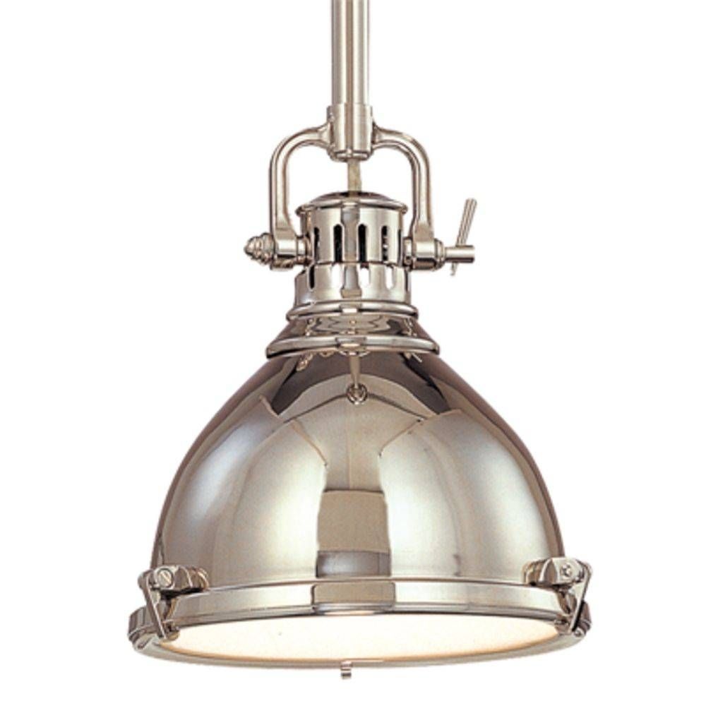 Nautical Pendant Light In Polished Nickel Finish | 2211 Pn Within Polished Nickel Pendant Lights Fixtures (Photo 1 of 15)
