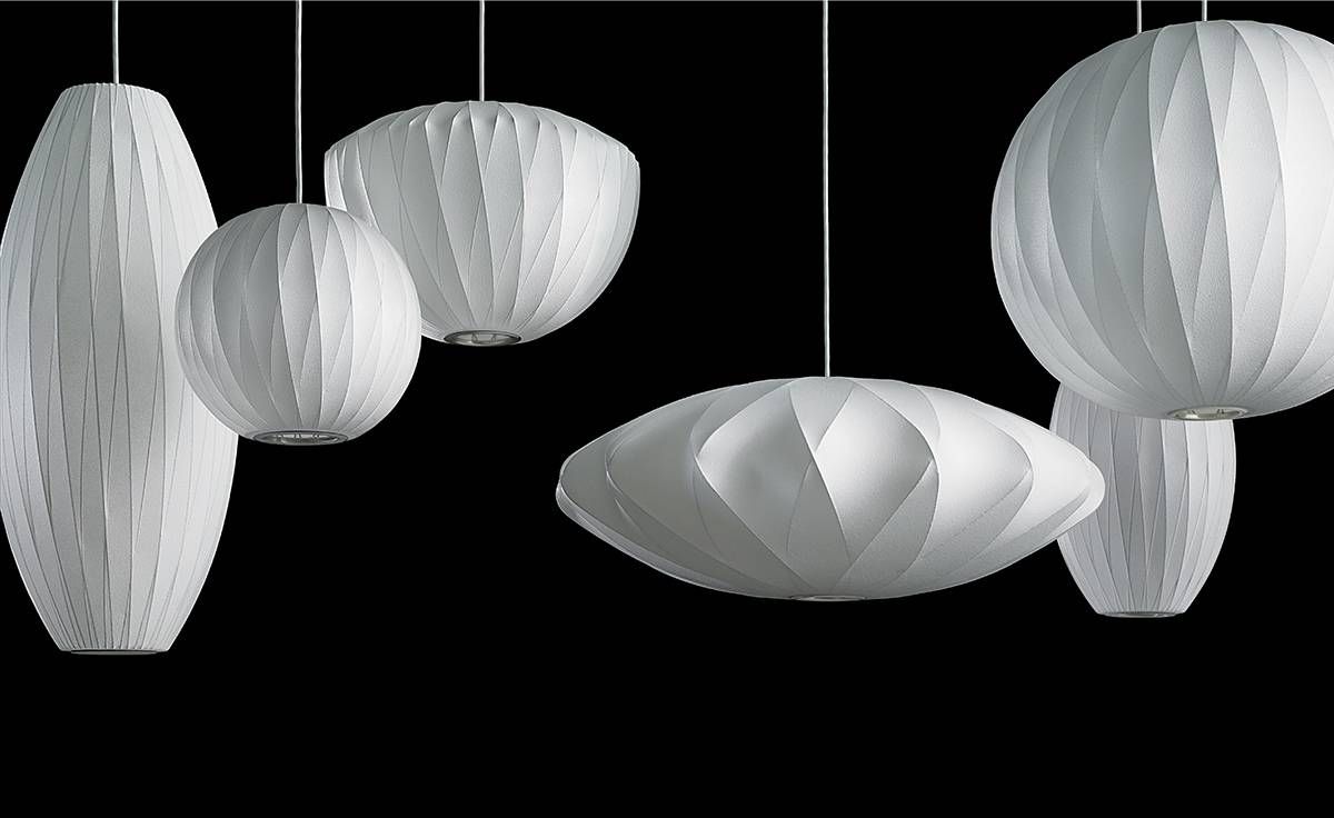 Nelson™ Bubble Lamp Crisscross Saucer – Hivemodern Within George Nelson Pendant Lights (View 14 of 15)