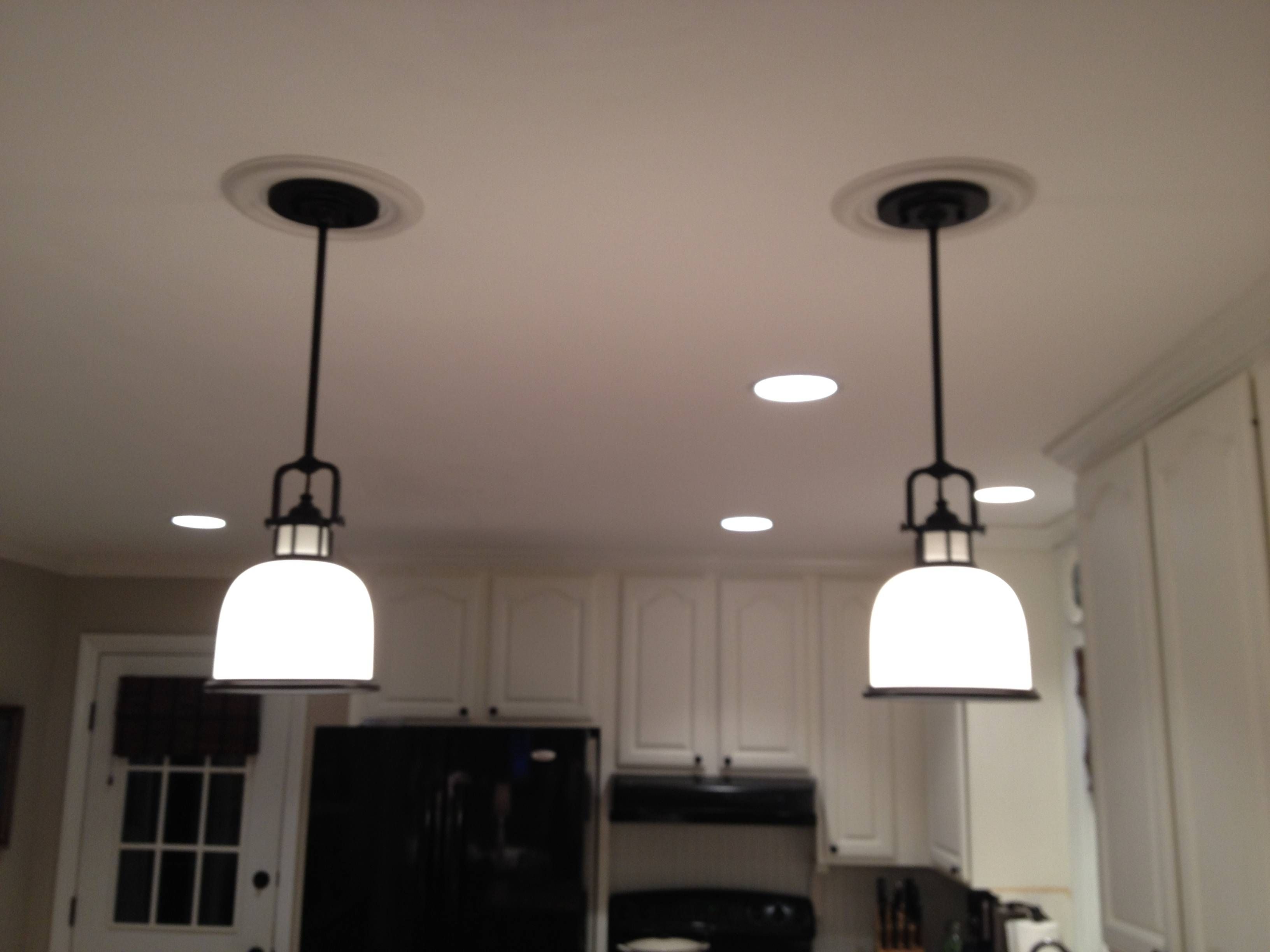 New Recessed Light To Pendant 13 On Kitchen Island Pendant Regarding Recessed Light To Pendant Lights (Photo 2 of 15)