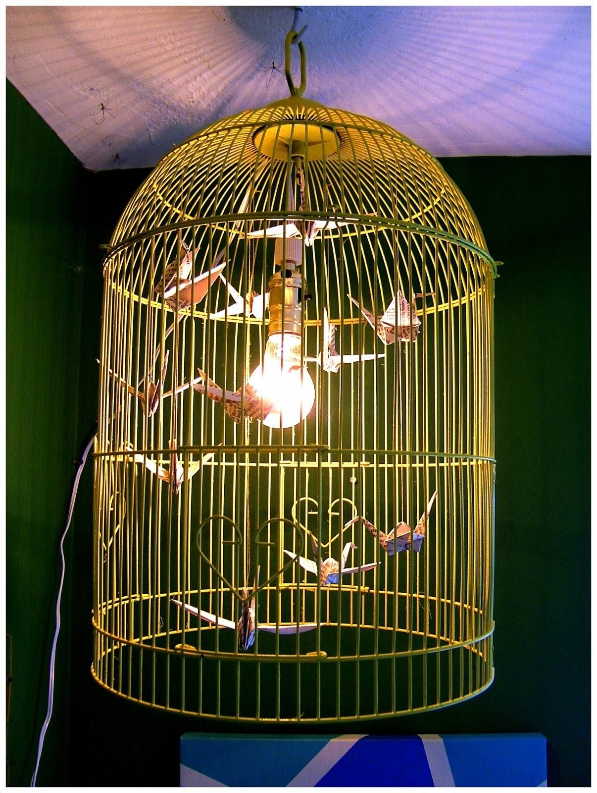 Nine Red: How To: Bird Cage Chandelier Within Birdcage Pendant Light Chandeliers (Photo 4 of 15)