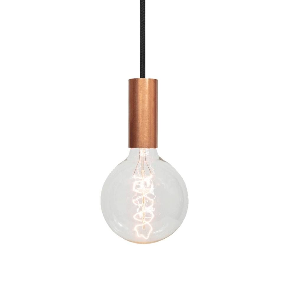 Nud Copper Pipe Pendant Light With Copper Cord Regarding Nud Pendant Lights (Photo 5 of 15)