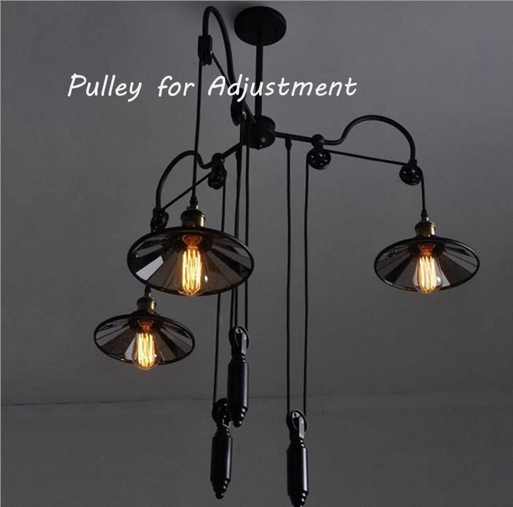 Online Buy Wholesale Pulley Pendant Light From China Pulley For Pulley Adjustable Pendant Lights (Photo 12 of 15)