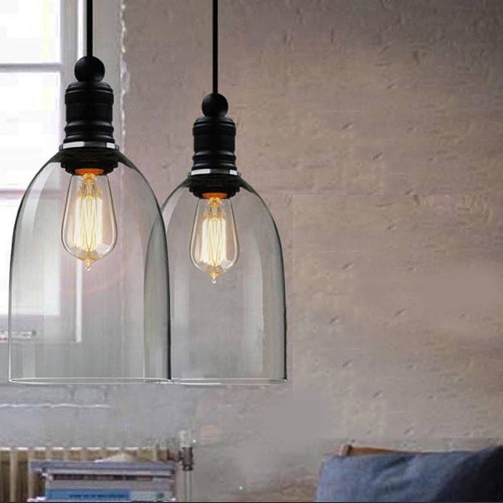 Online Get Cheap Bell Pendant Light  Aliexpress | Alibaba Group Pertaining To Glass Bell Shaped Pendant Light (View 7 of 15)