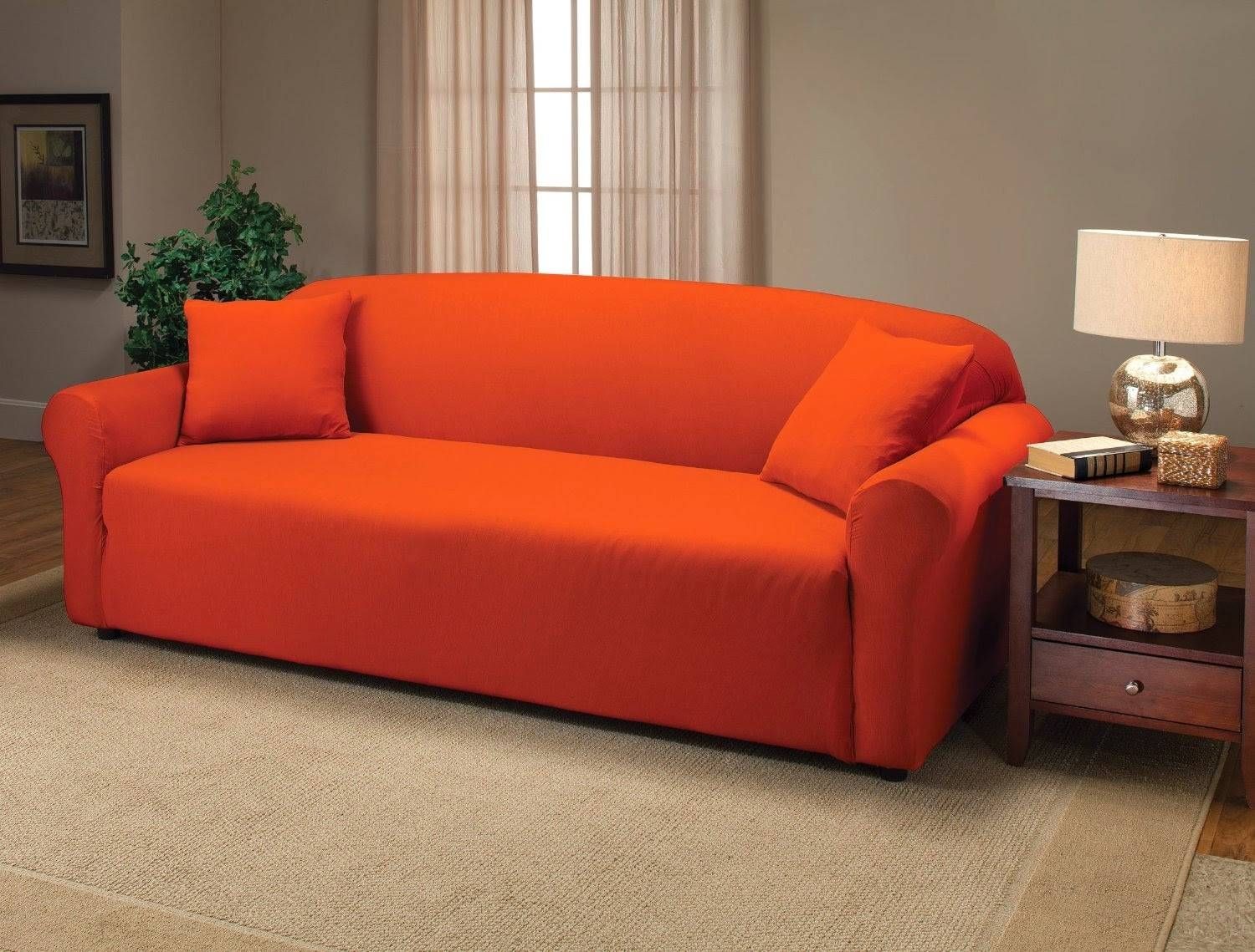 Orange Sofas 17 With Orange Sofas | Jinanhongyu With Regard To Burnt Orange Sofas (Photo 8 of 15)