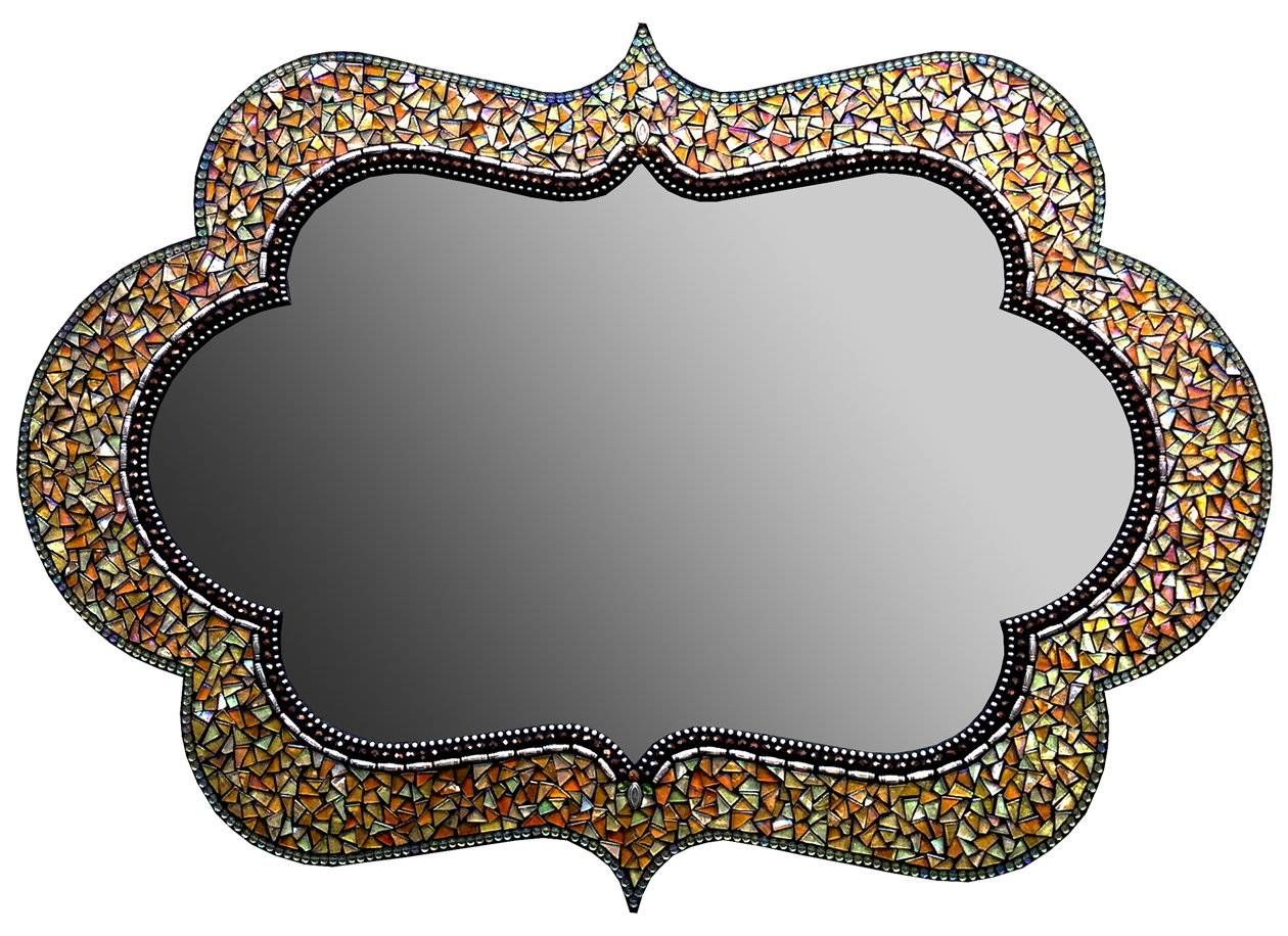 Original Art Mirrors Madenorth American Artists | Artful Home Inside Large Mosaic Mirrors (View 4 of 15)
