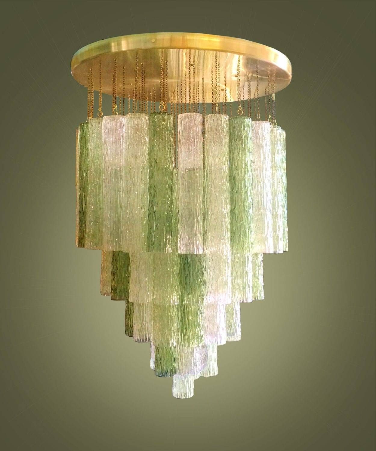 Original Design Ceiling Light / Blown Glass / Murano Glass With Regard To Blown Glass Ceiling Lights (Photo 8 of 15)