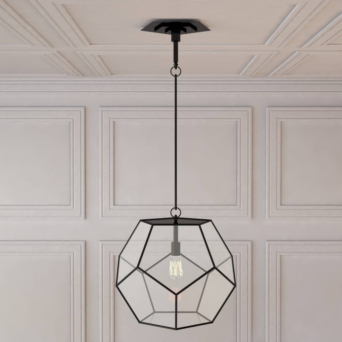 Pendant Arteriors Obj Within Dodecahedron Pendant Lights (Photo 3 of 15)