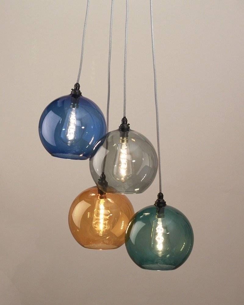 Pendant Lights, Chandelier Lighting, Hereford Mixed Coloured Glass Throughout Cluster Glass Pendant Light Fixtures (Photo 10 of 15)