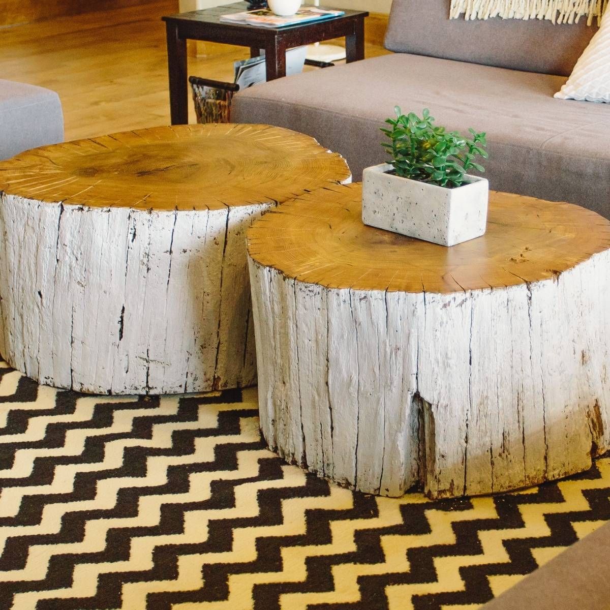 Picture Of Tree Trunk Coffee Table With Short Legs – Decofurnish With Tree Trunk Coffee Table (View 13 of 15)