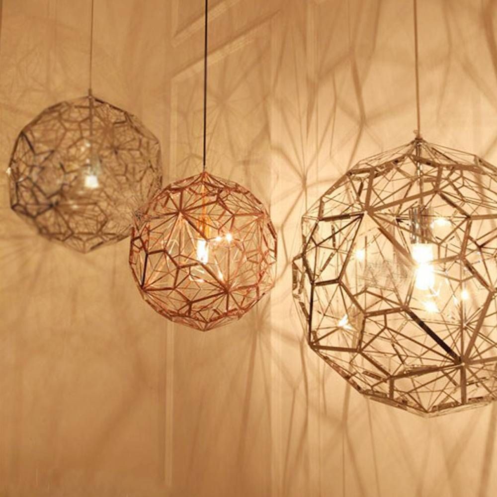 Popular Pendant Ball Lamp Buy Cheap Pendant Ball Lamp Lots From With Regard To Wire Ball Pendant Lights (Photo 5 of 15)