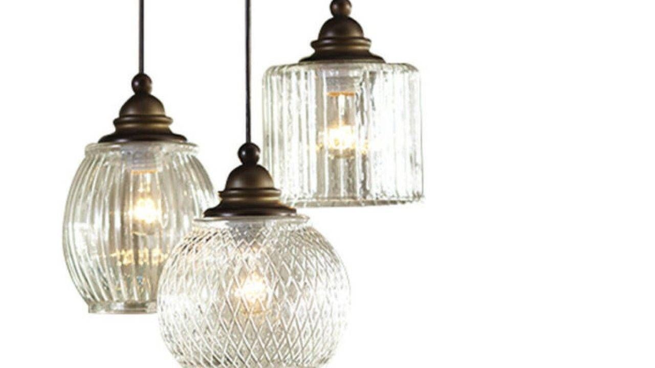 Pottery Barn Paxton Glass 3 Light Pendant Decor Look Alikes | Head Intended For Paxton Glass 3 Light Pendants (View 1 of 15)