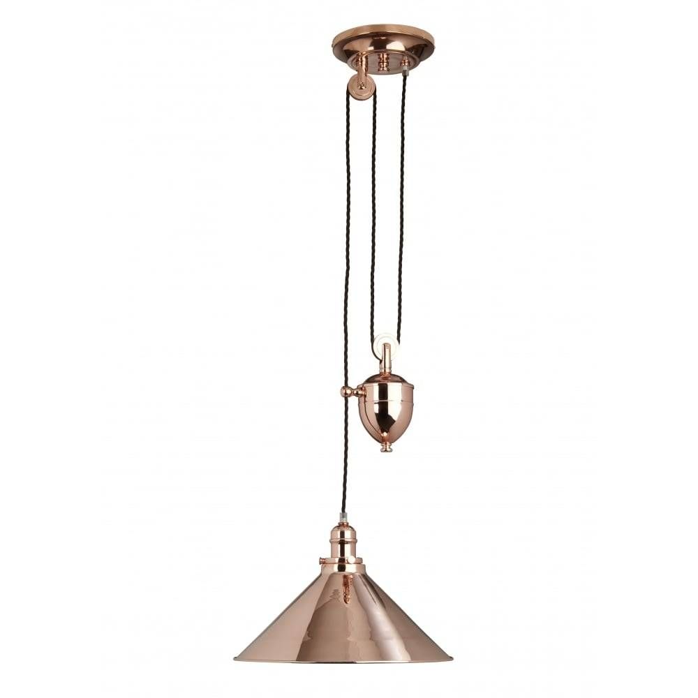 Provence Rise And Fall Ceiling Pendant Light For Lighting Over Tables Pertaining To Rise And Fall Pendant Lights (View 12 of 15)