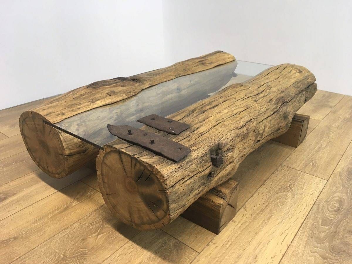 Reclaimed Oak Beam Coffee Table Ii | Coleman & Edwards Makers Of With Regard To Reclaimed Oak Coffee Tables (View 13 of 15)