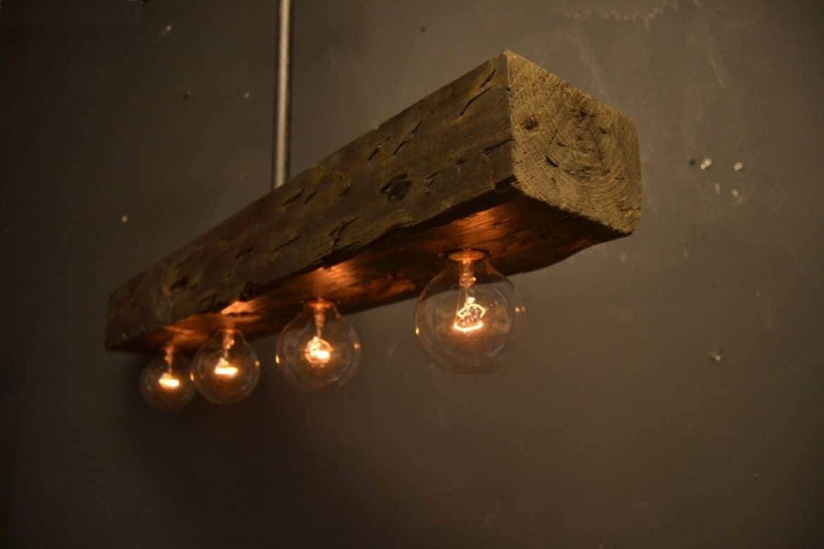 Reclaimed Wood Chandelier Light Fixture | Id Lights With Regard To Reclaimed Pendant Lighting (View 5 of 15)