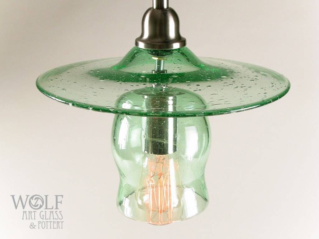 Recycled Glass Lighting | Deanwolf Pertaining To Recycled Glass Pendant Lights (View 3 of 15)