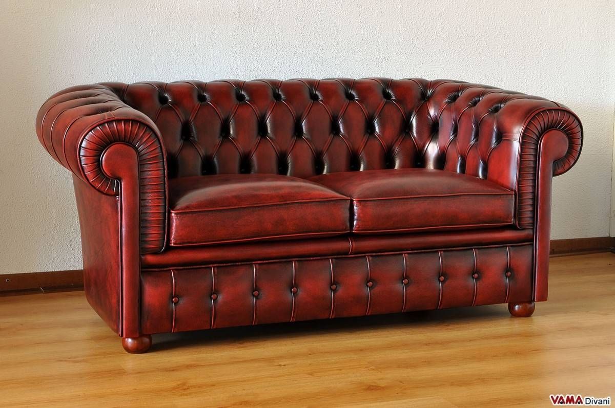 Red Leather Chesterfield Sofa 59 With Red Leather Chesterfield With Red Leather Chesterfield Sofas (View 11 of 15)