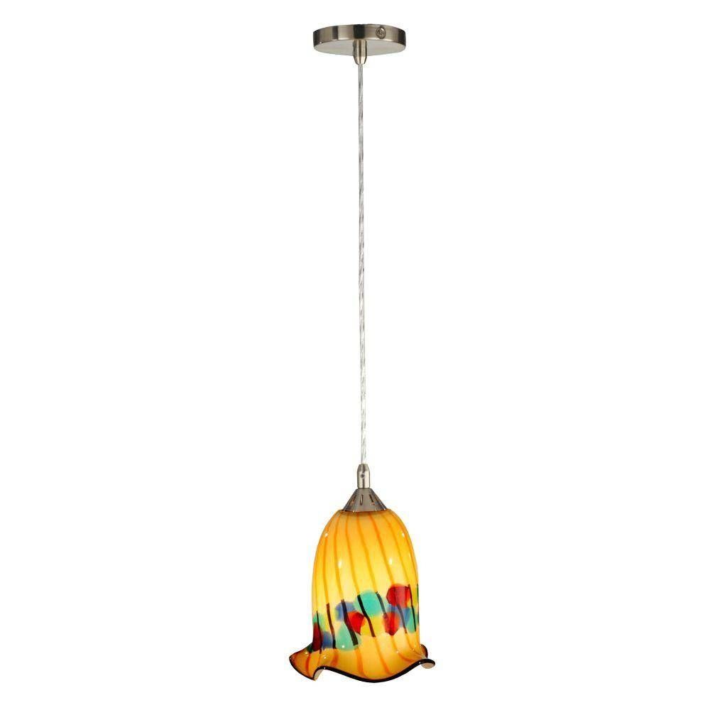 Red – Mini – Pendant Lights – Hanging Lights – The Home Depot Throughout Tiffany Mini Pendants (View 5 of 15)