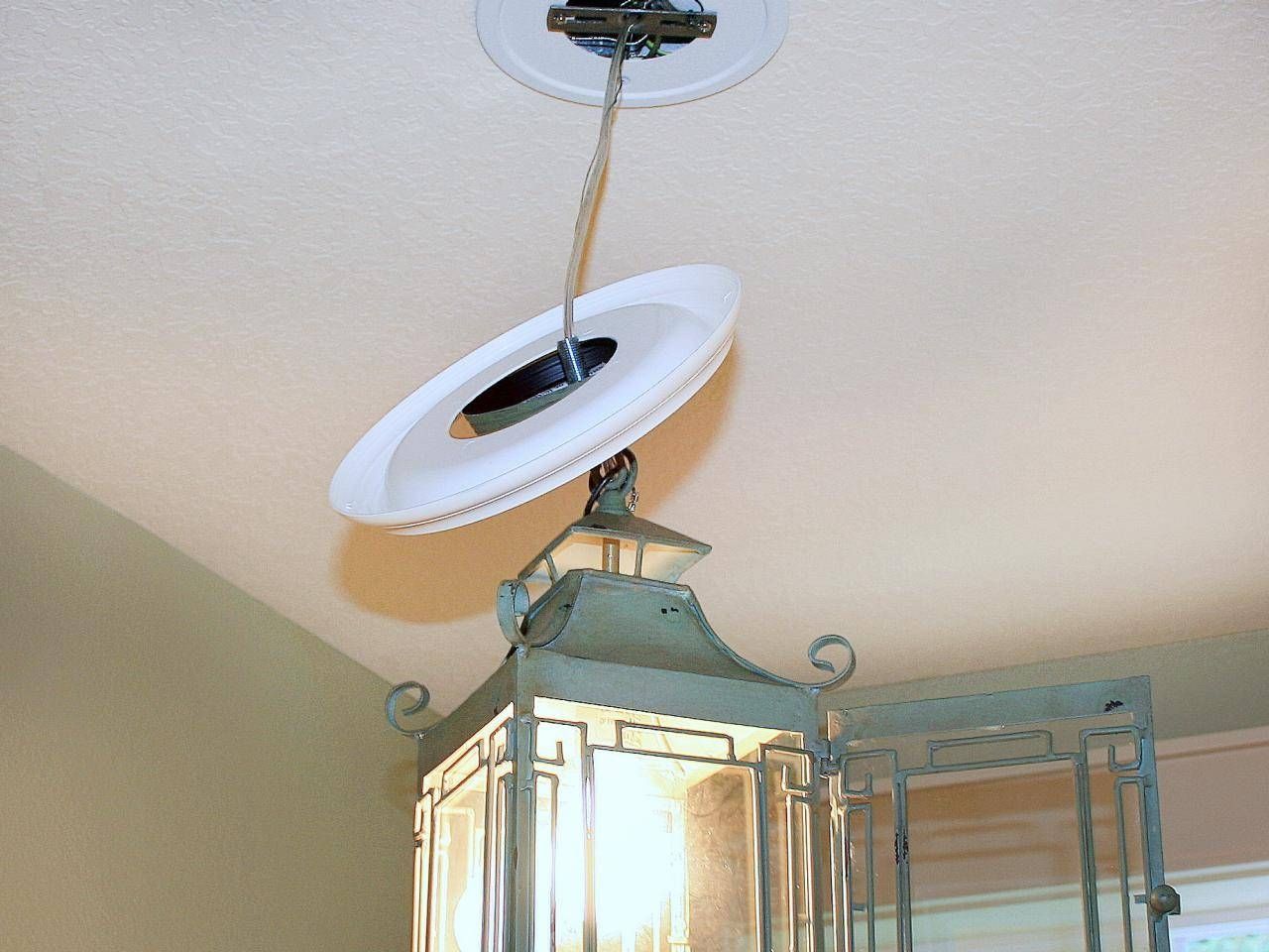 Replace Recessed Light With A Pendant Fixture | Hgtv For Recessed Light To Pendant Lights (Photo 4 of 15)