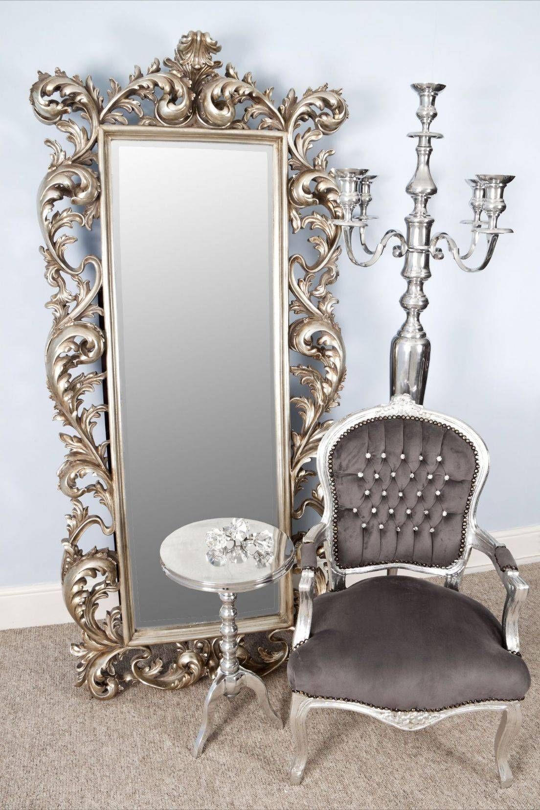 Rococo Mirrors | Exclusive Mirrors In Silver Vintage Mirrors (View 4 of 15)