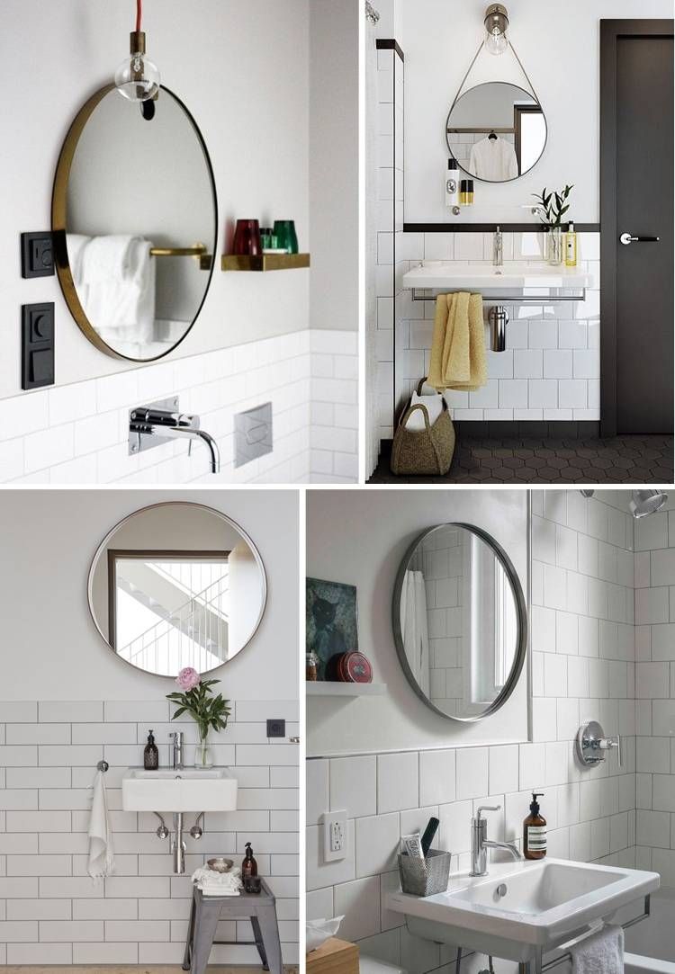 Round Bathroom Wall Mirrors Ideas Including Best About Mirror Intended For Unique Round Mirrors (View 10 of 15)