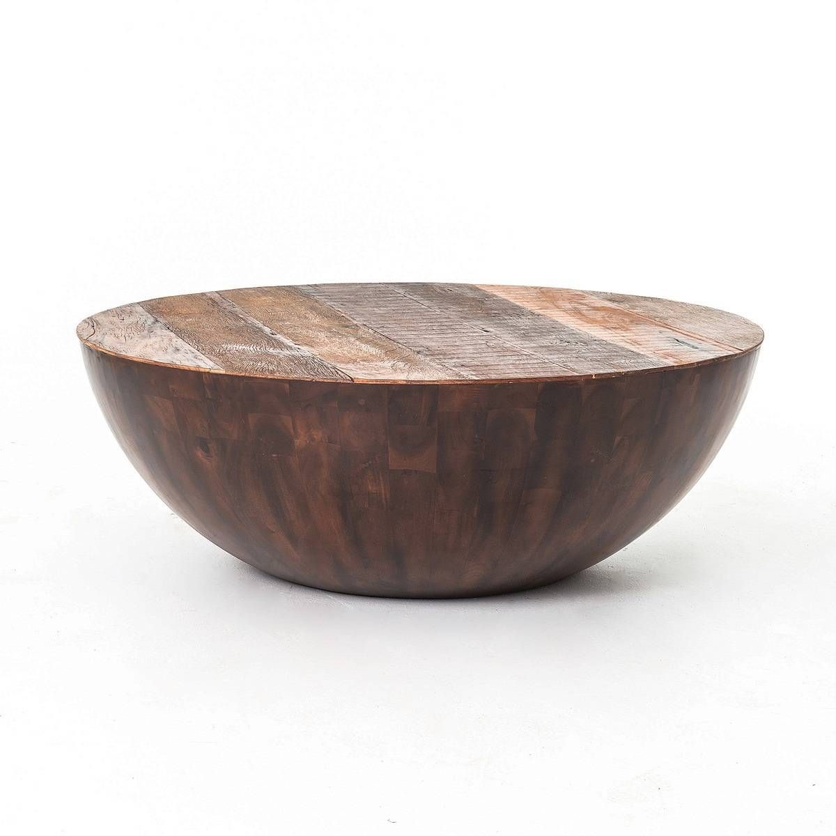 Round Coffee Table: Beautiful Solid Wood Round Coffee Table Design In Large Solid Wood Coffee Tables (View 14 of 15)