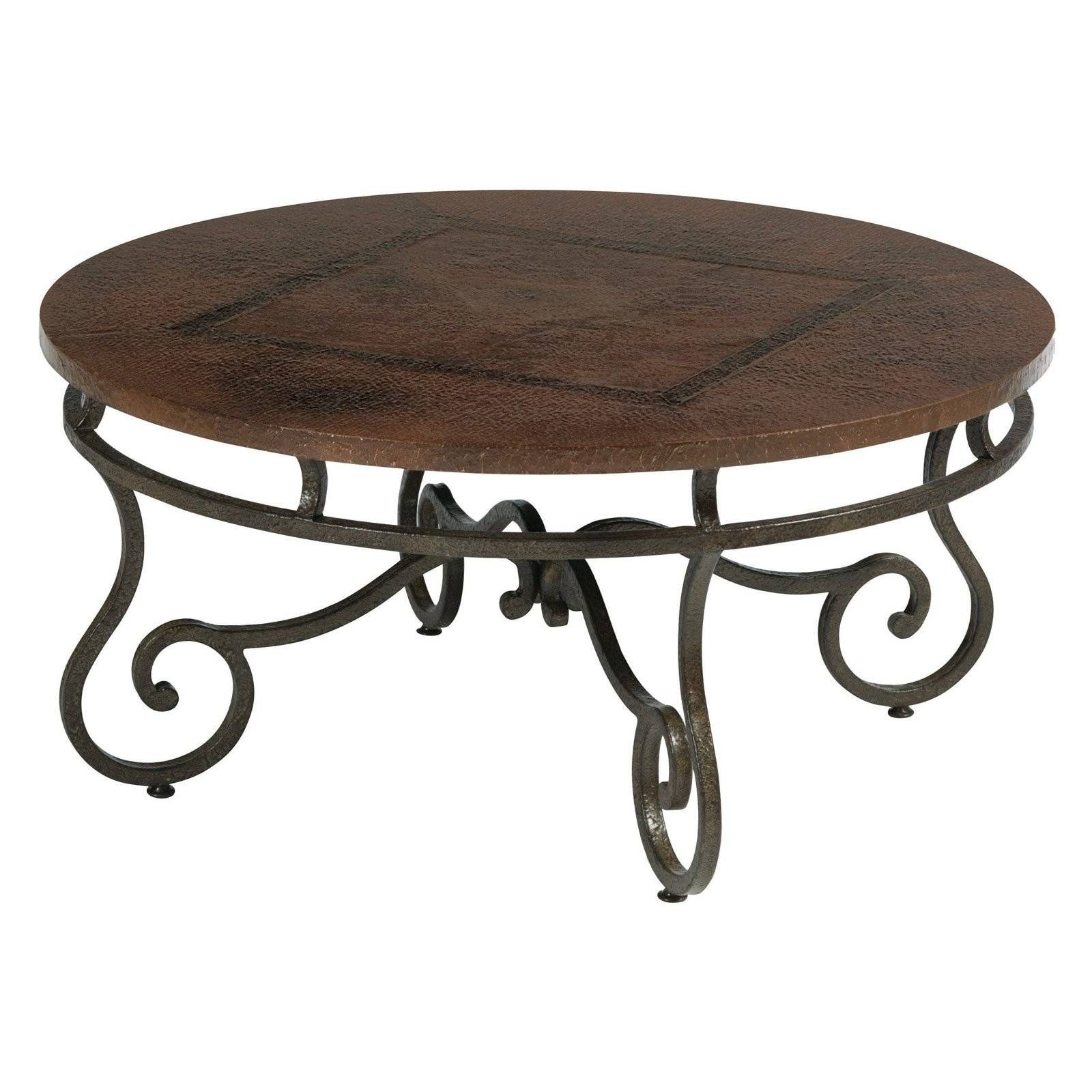 Round Metal Coffee Table: Sturdy And Attractive | Coffe Table Galleryx For Round Metal Coffee Tables (View 12 of 15)