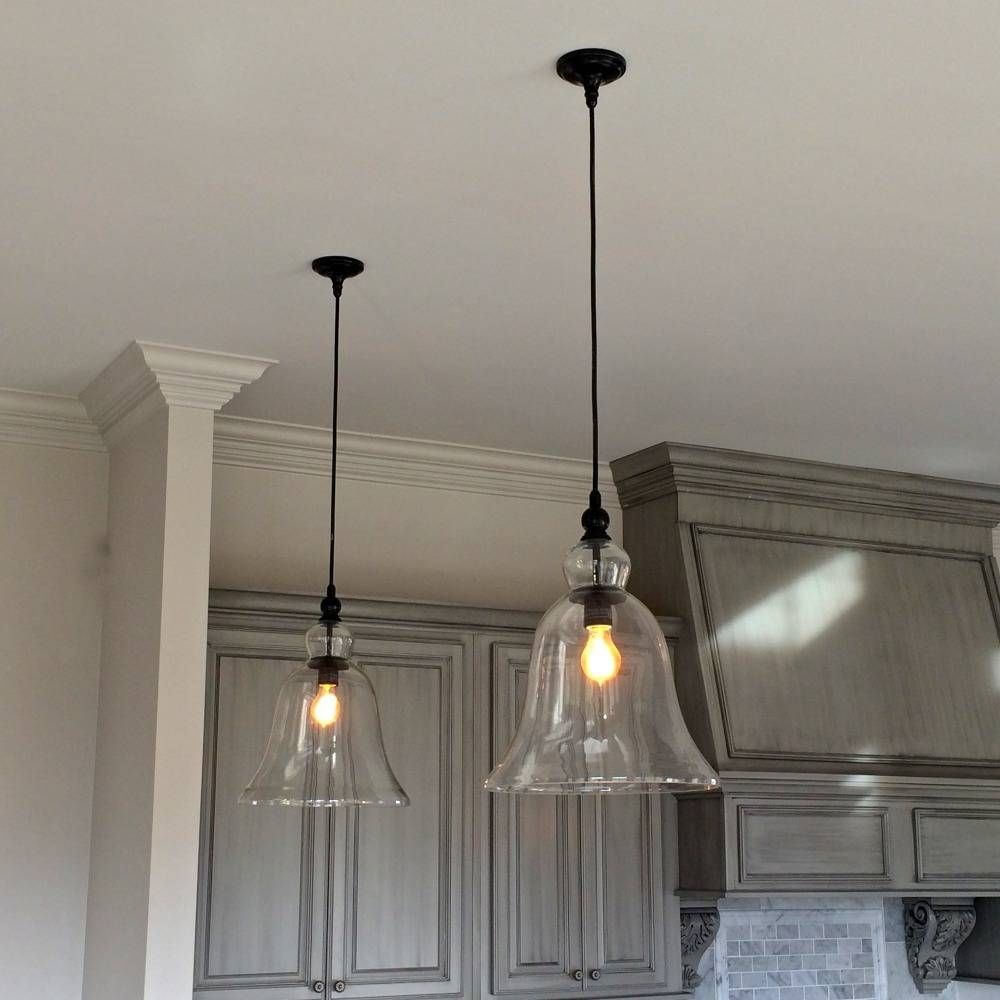 Featured Photo of 15 Inspirations Rustic Glass Pendant Lights