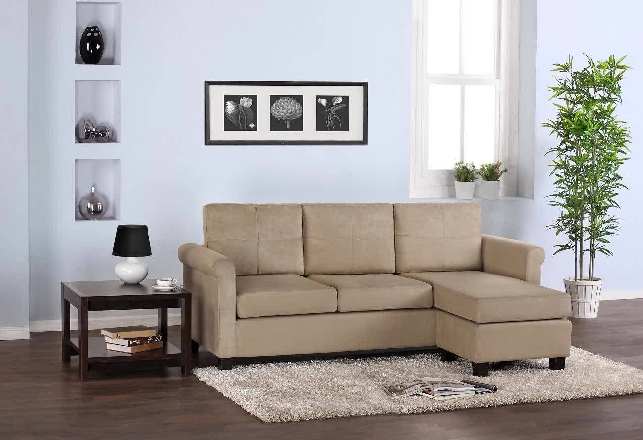 Sectional Sofa For Small Spaces | Homesfeed Inside Narrow Sectional Sofas (View 10 of 15)