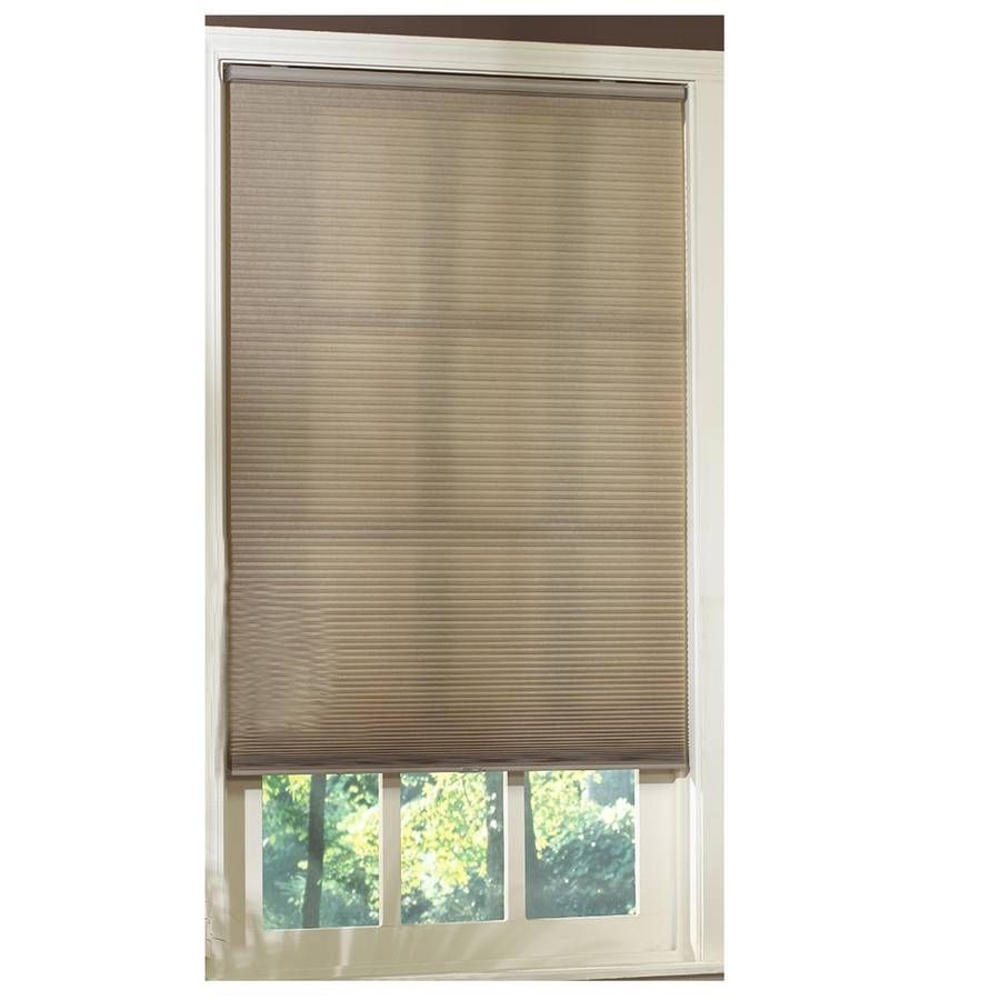 Shop Allen + Roth Linen Light Filtering Cordless Polyester In Allen And Roth Shades (View 2 of 15)
