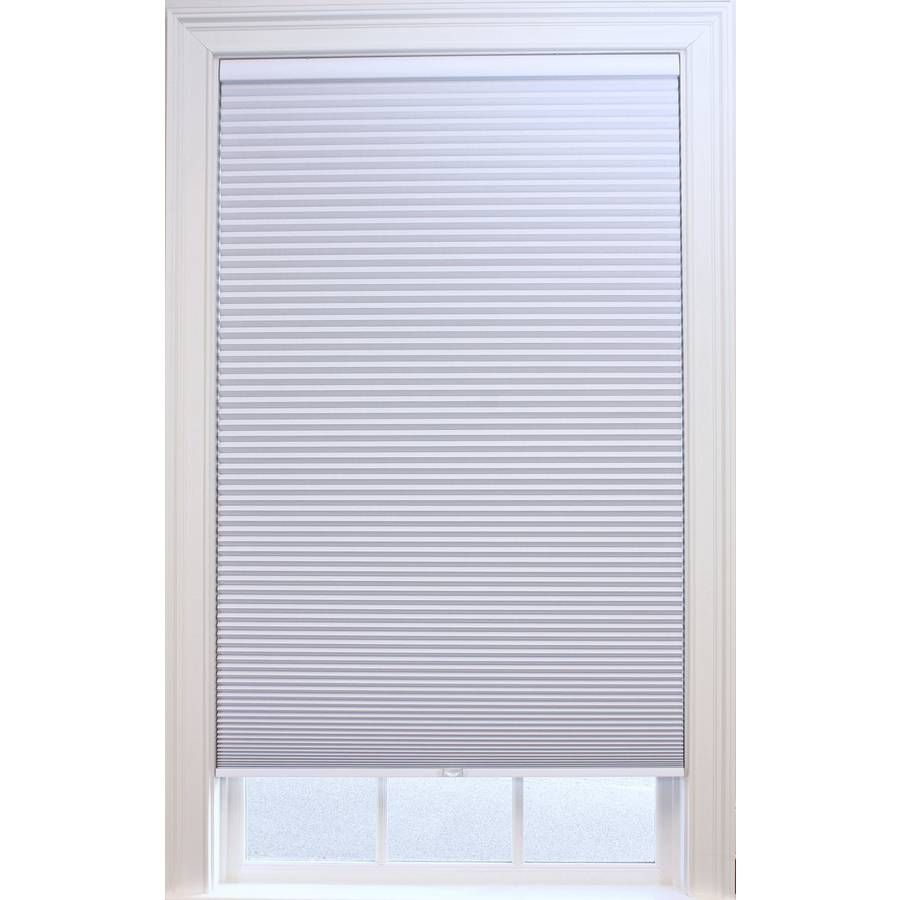 Shop Allen + Roth White Blackout Cordless Polyester Cellular Shade With Regard To Allen And Roth Shades (View 1 of 15)