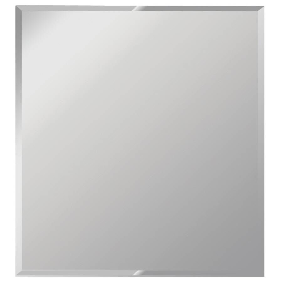 Shop Dreamwalls Silver Beveled Frameless Wall Mirror At Lowes Regarding Bevel Edged Mirrors (View 1 of 15)