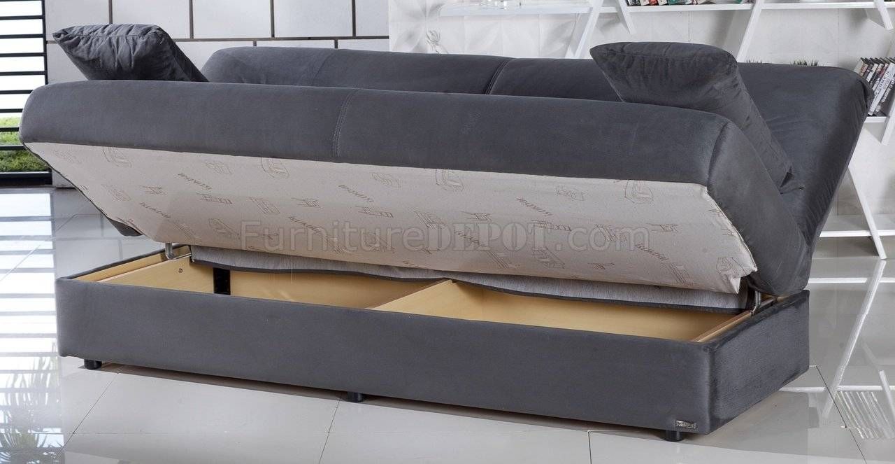 firm sofa bed full storage