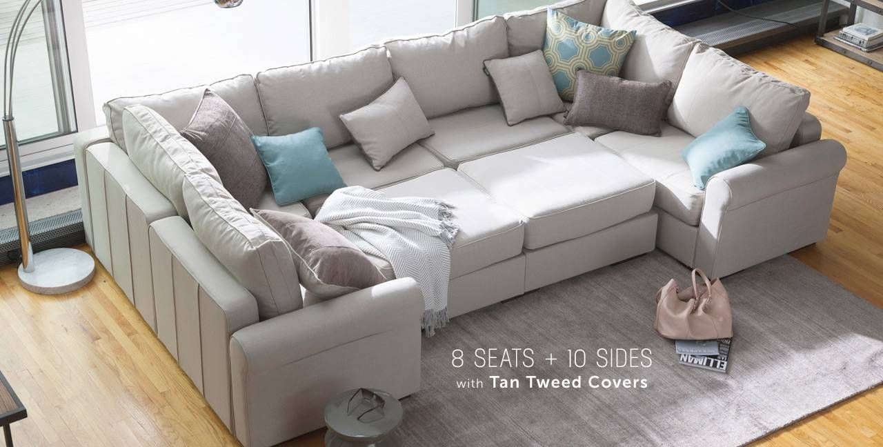 Featured Photo of 15 Photos Goose Down Sectional Sofas