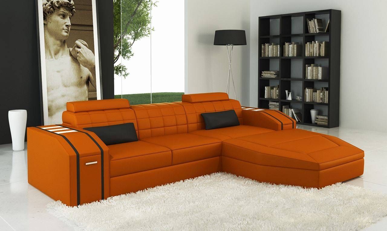 Sofas Center : Modernther Sofa Orange Sofas Remarkable Photo Within Burnt Orange Sofas (Photo 9 of 15)